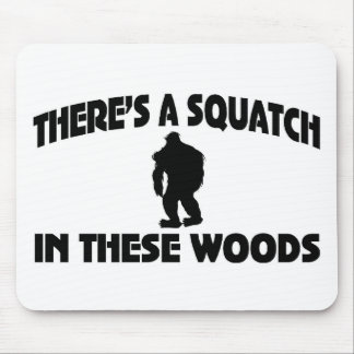 Det finns en Squatch i dessa skogen Musmatta