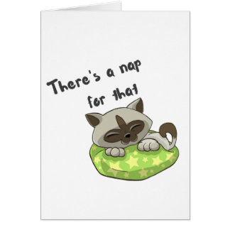 Det finns en ta sig en tupplur för det kort