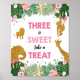 Det finns ett svensk Safari Animals Birthday-tecke Poster