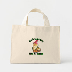 Det finns Gnome Ställe som min Garden Tote Bag Mini Tygkasse