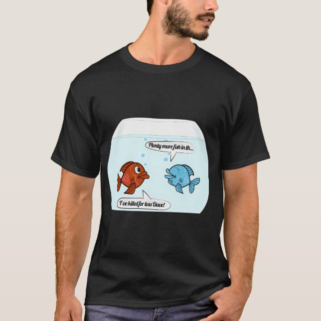 Det finns gott om fisk i havet t shirt (Framsida)