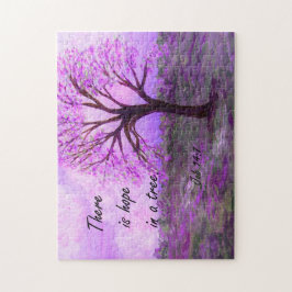 Det finns hopp i ett träd pussel