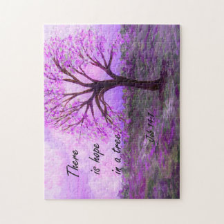Det finns hopp i ett träd pussel