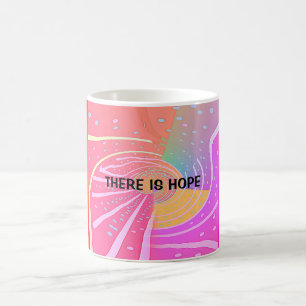 Det finns hopp om Rosa Swirl-kaffe Mugg