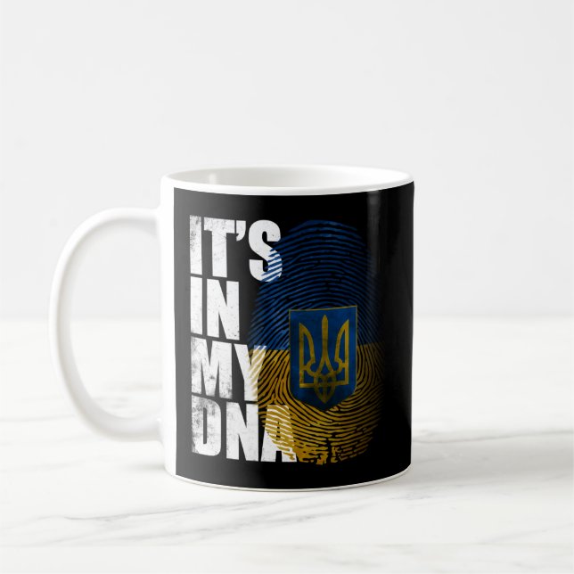 Det finns i min danska ukrainska Vyshyvanka Kozak  Kaffemugg (Vänster)