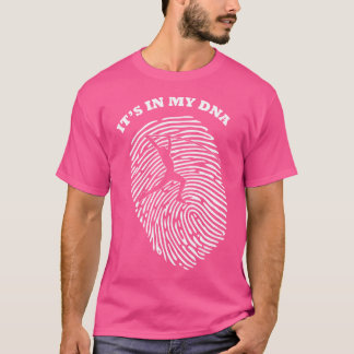 Det finns i min DNA-polare Vaulter Fingerprint Flä T Shirt
