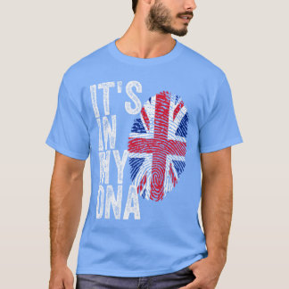 DET FINNS I MIN DNA Storbritannien Union Jack Engl T Shirt