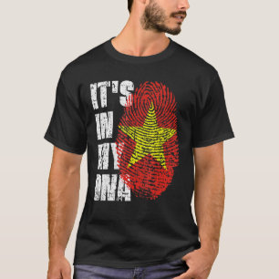 Det finns i mitt danska Vietnam-Flagga i Vietnam T Shirt
