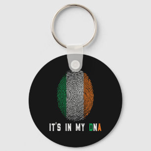 Det Finns I Mitt Dna Irland Irländska Flaggan Gåvo Nyckelring