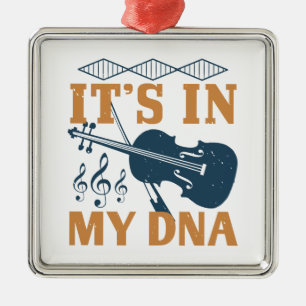 Det finns i mitt DNA Julgransprydnad Metall
