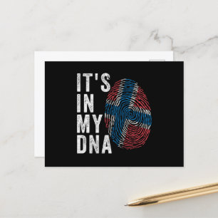 Det finns i mitt DNA - Norges flagga Vykort