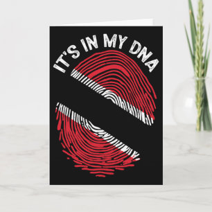 Det Finns I Mitt Dna Trinidad Och Togo Flagga Stol Kort