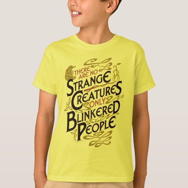 Det finns inga märkliga skapelser t shirt (Framsida)