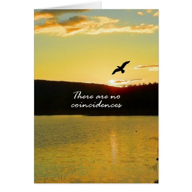 Det finns inga sammanträffanden hälsningskort (Framsidan)