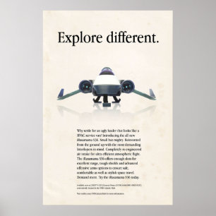 Det finns inga sätt att utforska Himlar på annat s Poster