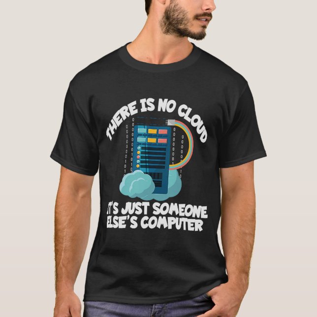 DET FINNS INGEN AVSLUTAD IT-DATORGeek Tech T Shirt (Framsida)