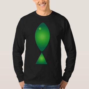 Det finns ingen bettafisk Mamma än me Grönt T Shirt