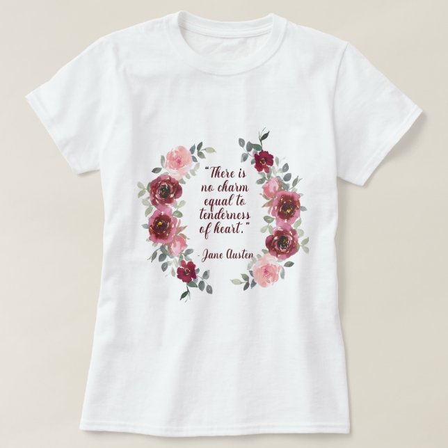 Det finns ingen Charm Austen Quote Women's T Shirt (Design framsida)
