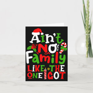 Det Finns Ingen Familj Som Den Jag Har Chirstmas F Kort