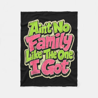 Det Finns Ingen Familj Som Den Jag Har Familjeåter Fleecefilt