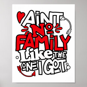 Det finns ingen familj som den jag har Matchande f Poster