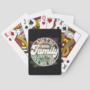 Det finns ingen familj som Humor Roligt Födelsedag Casinokort