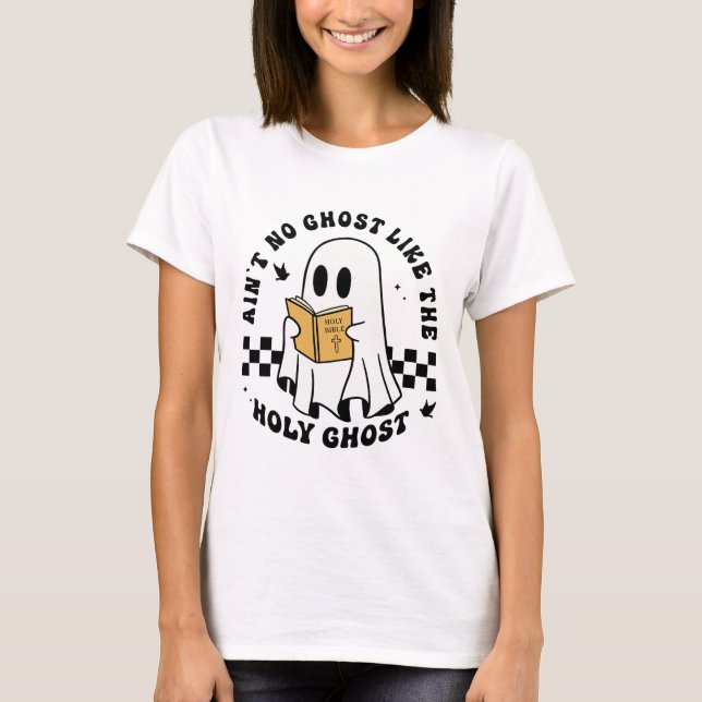 Det finns ingen Ghost som Heligan Ghost Funny Chri T Shirt (Framsida)