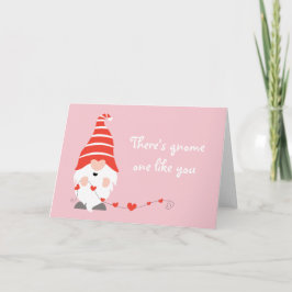 Det Finns Ingen Gnome Som Du Röd Rosa Kort