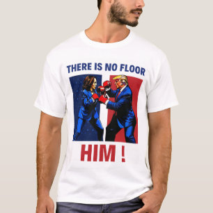Det finns ingen golv för hans kamaladebatt t shirt