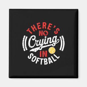 Det finns ingen gråt i Softll Roligt Game Day Soft Magnet