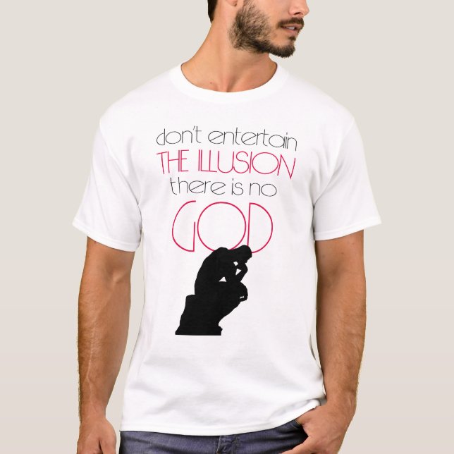 Det finns ingen Gud Tee (Framsida)
