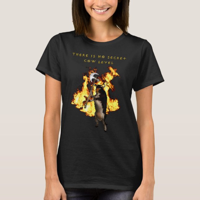 Det Finns Ingen Hemlig Ko T Shirt (Framsida)