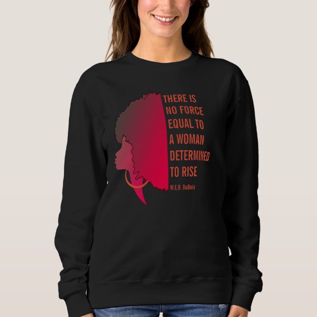 DET FINNS INGEN KRAFTSINRIKTNING W.E.B DuBois-cita T Shirt (Framsida)