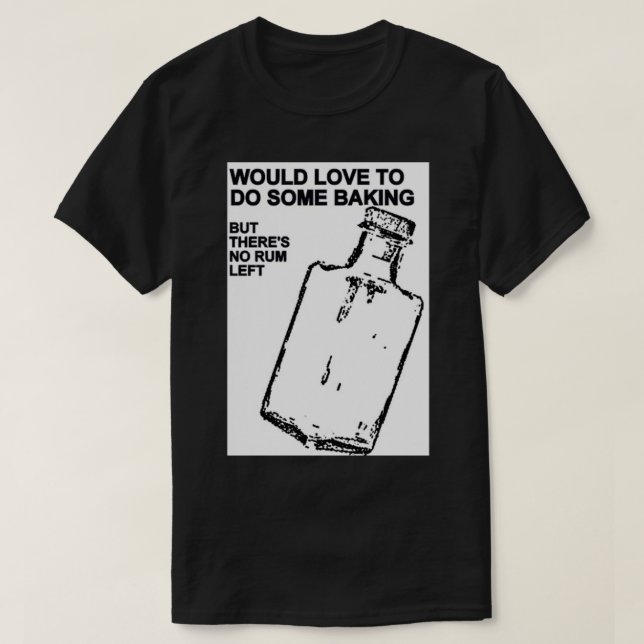Det finns ingen lämnat rom t shirt (Design framsida)