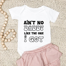 Det finns ingen pappa som den jag har | Ny bebis T Shirt