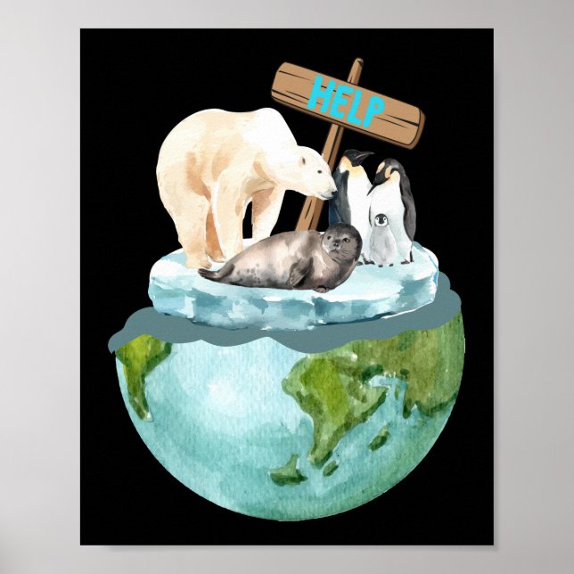 Det finns ingen plan B för klimatförändringen Poster (Framsidan)