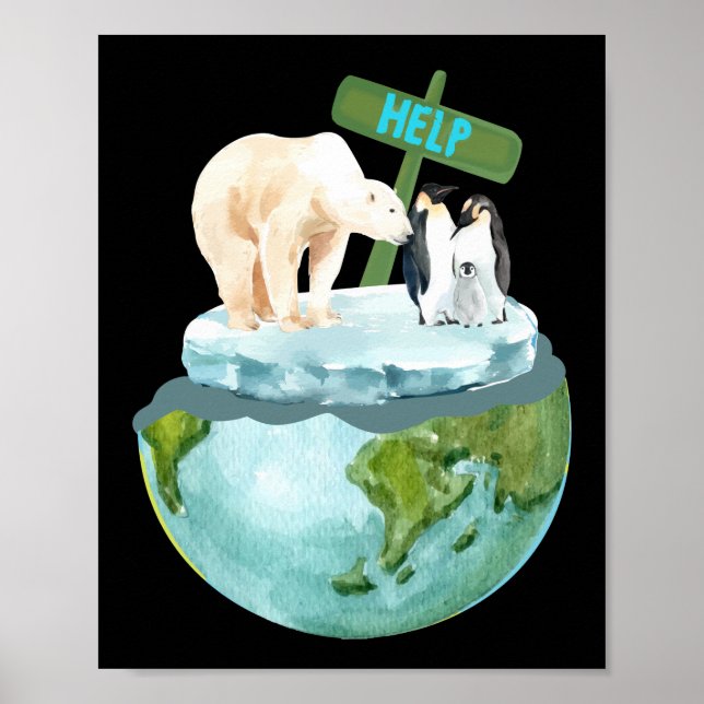 Det finns ingen plan B för klimatförändringen Poster (Framsidan)