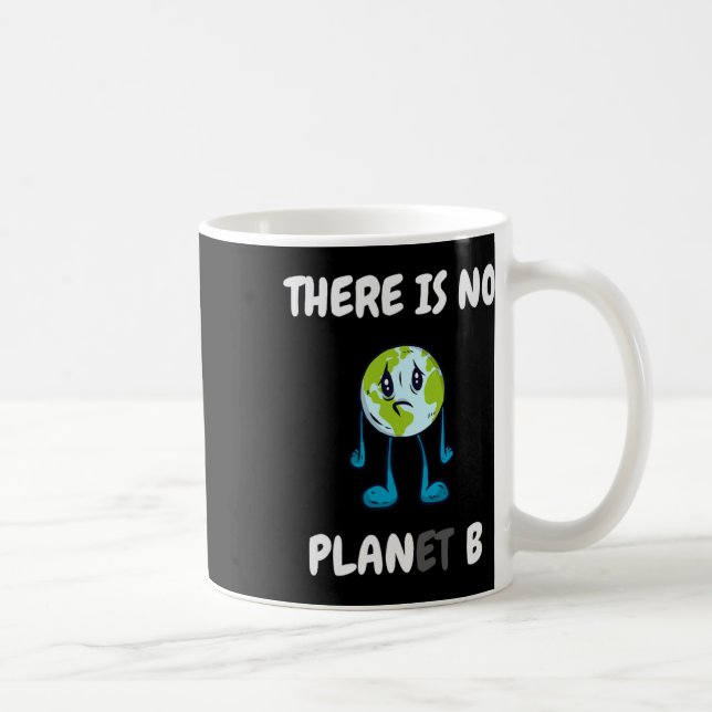 Det finns ingen plan (plan) B - Klimatförändringsa Kaffemugg (Höger)