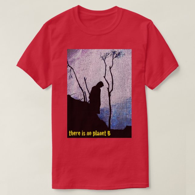 det finns ingen planet b 3 t shirt (Design framsida)