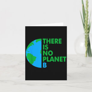 Det finns ingen planet B Earth Day miljöskydd Kort