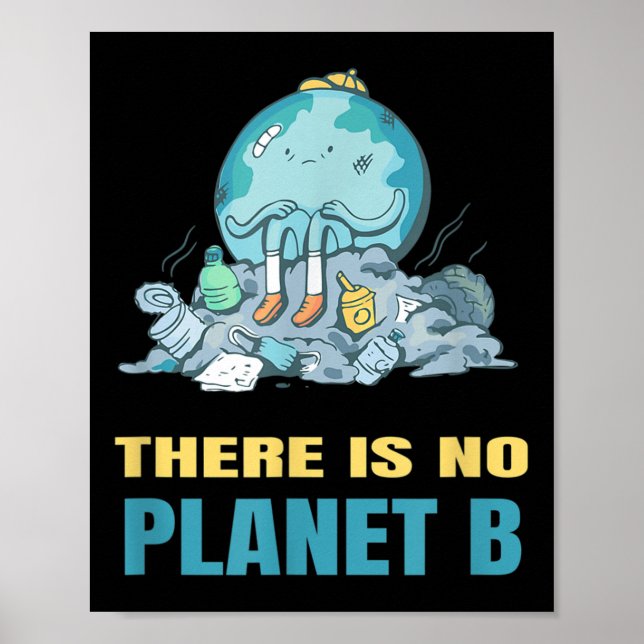 Det finns ingen planet B Earth Natature Pr Poster (Framsidan)