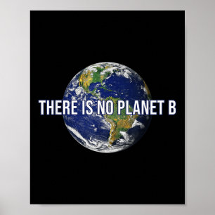 Det finns ingen planet B för klimatskydd Poster