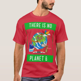 Det finns ingen planet B Go Vegan T Shirt
