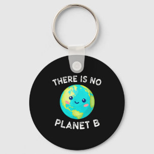 Det Finns Ingen Planet B Jorden Global Uppvärmning Nyckelring
