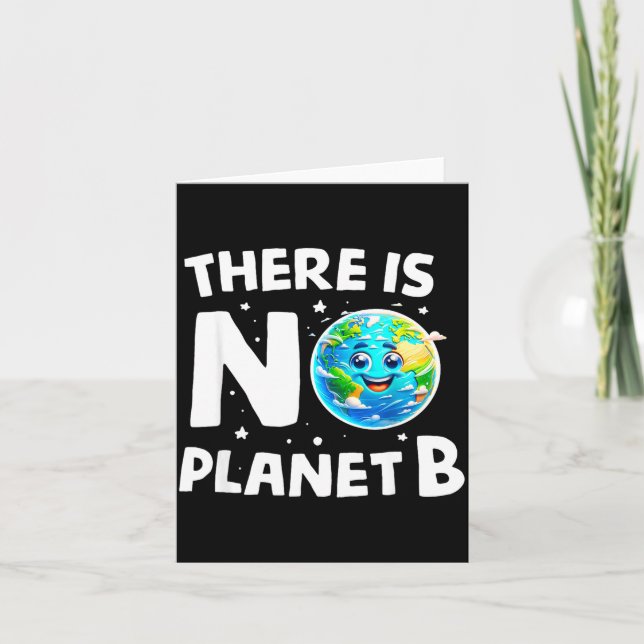 Det Finns Ingen Planet B Jordens Klimatmedvetenhet Kort (Framsida)