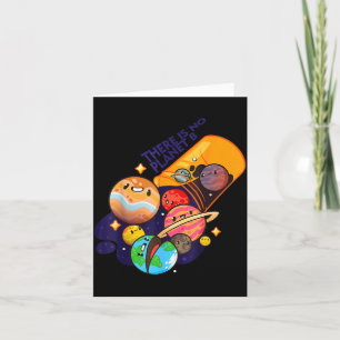 Det Finns Ingen Planet B Kläddesign Kort