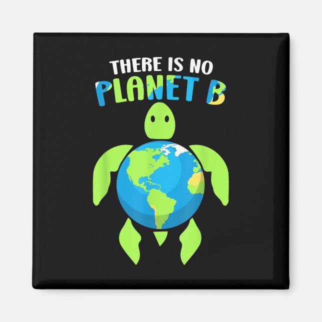 Det finns ingen planet B, klimatskydd Magnet (Framsidan)