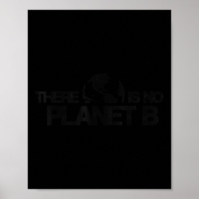Det finns ingen planet B, klimatskydd Poster (Framsidan)