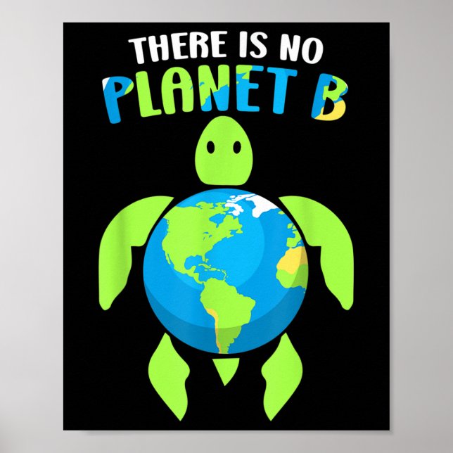 Det finns ingen planet B, klimatskydd Poster (Framsidan)