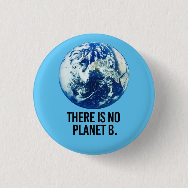 Det finns ingen planet B Knapp (Framsida)